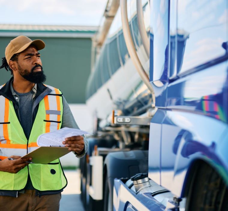 Commercial Road Transport Logistics Worker